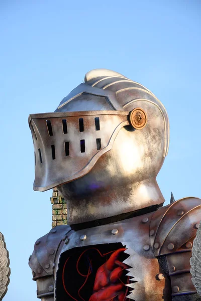 Viareggio Italy October 2021 Famous Carnival Allegorical Floats Built Local — Stock Photo, Image