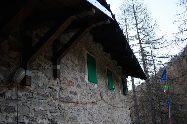 Cortavetto Januari 2022 Italia Perlindungan Alpen Yang Indah Val Gravio — Stok Foto