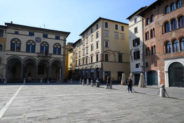 Lucca Március 2022 Olaszország Történelmi Piazza San Michele Található Város — Stock Fotó