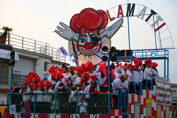 Viareggio Italie Octobre 2022 Célèbre Carnaval Des Chars Allégoriques Construits — Photo