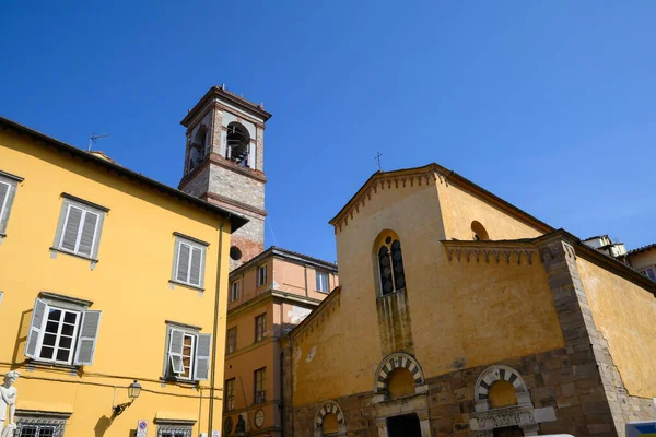 Lucca Março 2022 Itália Centro Histórico Esplêndida Cidade Toscana Com — Fotografia de Stock