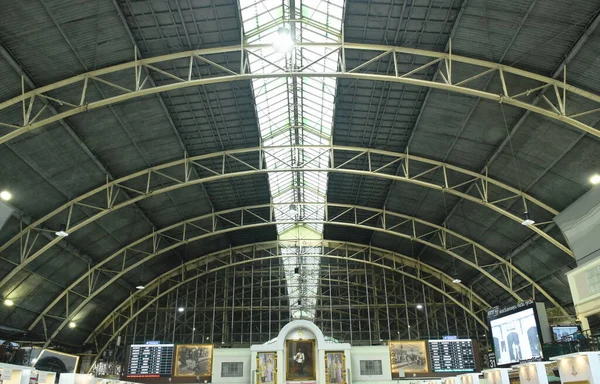 Bangkok Thailand December 2021 Interieur Hua Lamphong Oudste Bangkok Station — Stockfoto