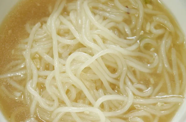 Gekookte Vietnamese Rijstnoedels Pho Met Soep Kom — Stockfoto