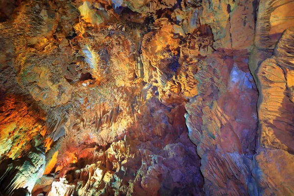 Stalactite Stalagmite Formations Cave Dim Magarasi Cave Turkey — стокове фото