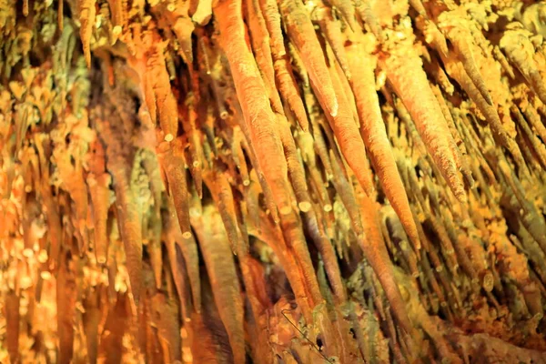 Formación Estalactitas Estalagmitas Cueva Cueva Dim Magarasi Turquía — Foto de Stock