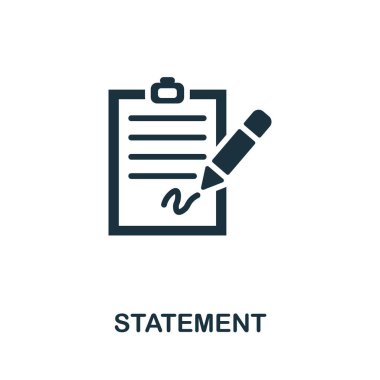Açıklama simgesi. Çekirdek değer koleksiyonundan tek renkli basit bir element. Web tasarımı, şablonlar, bilgi grafikleri ve daha fazlası için yaratıcı açıklama simgesi