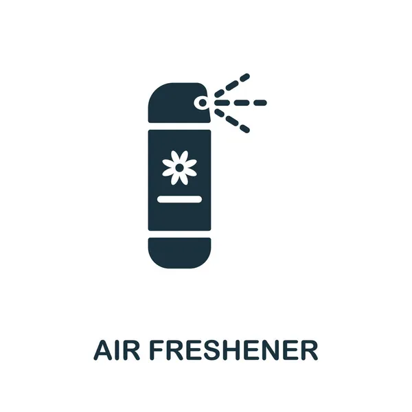 Légfrissítő ikon. Monokróm jel a tisztító gyűjteményből. Creative Air Freshener ikon illusztráció web design, infografika és így tovább — Stock Vector