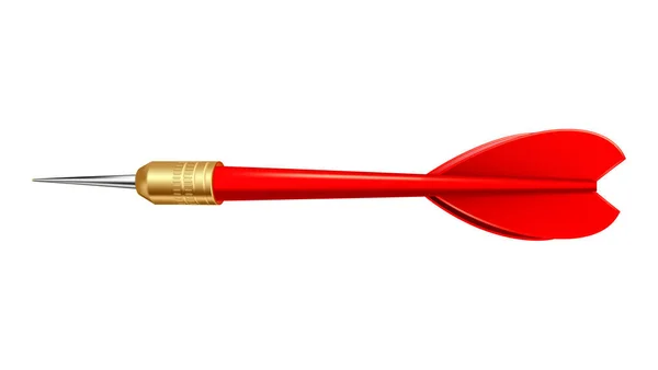 Dart red arrow isolated vector — Stock vektor