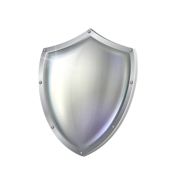 Protezione scudo metallico — Vettoriale Stock