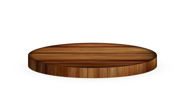 Plate-forme podium en bois étape vecteur — Image vectorielle