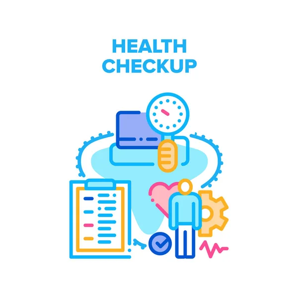 Health Checkup Vector Concept Color Illustration Royalty Free Stock Vectors