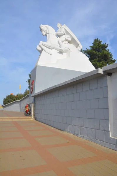 Stanitsa Kushchyovskaya Russia Ottobre 2020 Monumento Corpo Cosacco Delle Guardie — Foto Stock