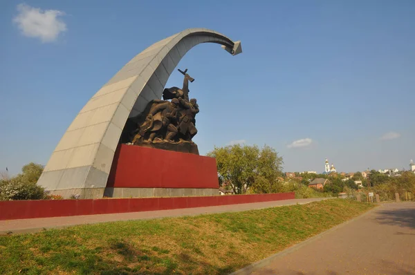 Rostov Don Rusia Octubre 2020 Monumento Sturm Memorial Kumzhenskaya Grove —  Fotos de Stock