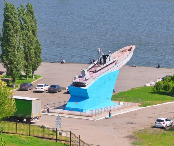 Azov Rusia Mayo 2021 Monumento Los Marineros Flotilla Militar Azov — Foto de Stock
