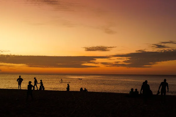 Sunset Beach Fortaleza Brazil — Stock Photo, Image