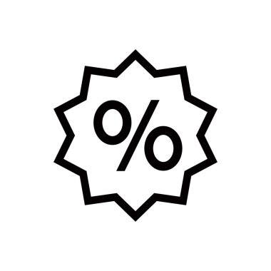 Satış vektörü simgesi simgesi.