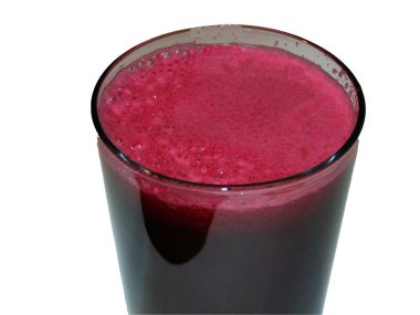 Taze pancar kökü ve elma suyu.