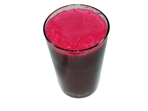 Fresh Beetroot Apple Juice Glass — Stock Photo, Image