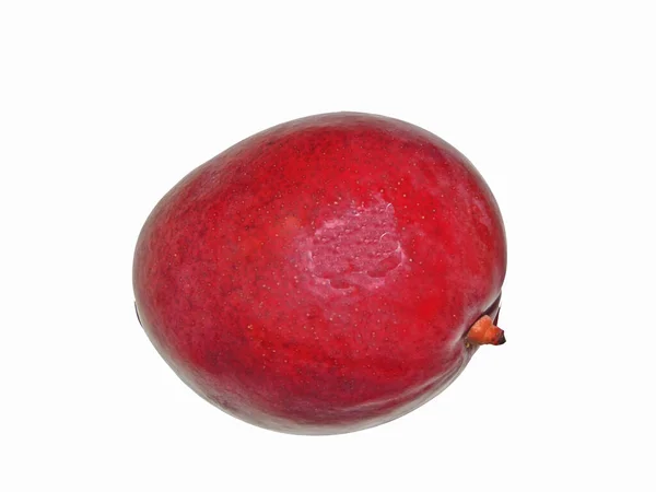 Mango Frukt Isolerad Vit Bakgrund — Stockfoto
