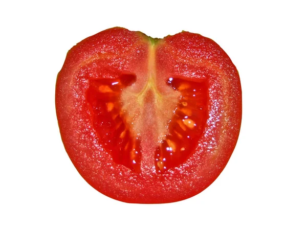 Tomate Aislado Sobre Fondo Blanco — Foto de Stock