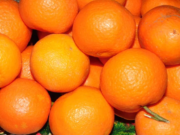 Group Clementines Close — Stock Photo, Image