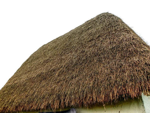 Στέγη Ενός Παραδοσιακού Παλιού Σπιτιού Στο Νομό Maramures Στο Μουσείο — Φωτογραφία Αρχείου
