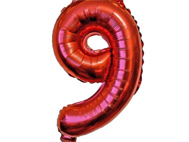 9 şekilli balon bembeyaz