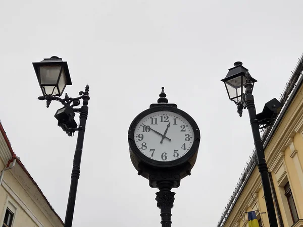 Hodiny Budovy Městě Baia Mare Rumunsko — Stock fotografie