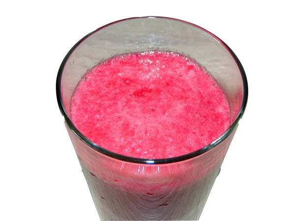 Beet Juice Apple Glass — Stock Photo, Image