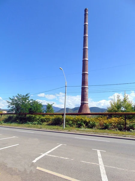 Παλιό Και Μεγάλο Βιομηχανικό Πύργο Στην Πόλη Baia Mare Ρουμανία — Φωτογραφία Αρχείου