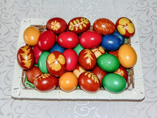 Easter Eggs Basket Maramures Romania — Stock Photo, Image