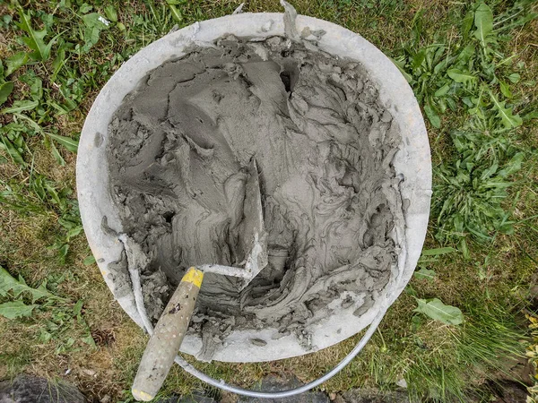Nşaat Için Taze Çimento — Stok fotoğraf