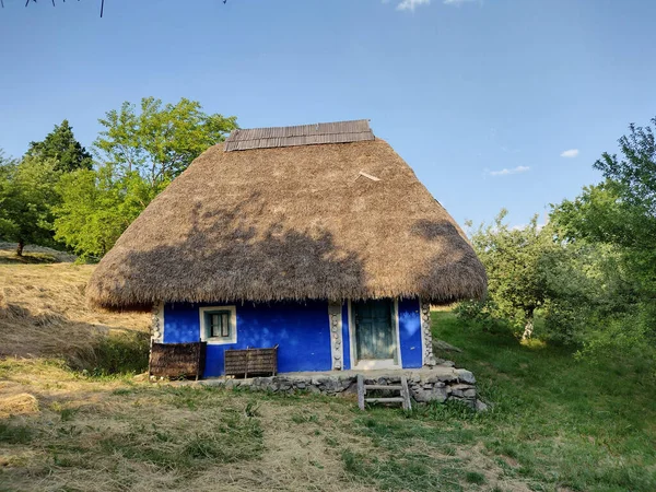 Maison Traditionnelle Bois Musée Village Baia Mare — Photo