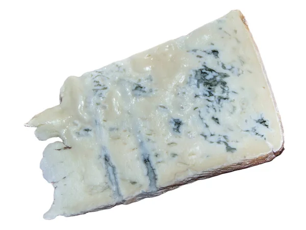 Gorgonzola Käse Isoliert Auf Weißem Hintergrund — Stockfoto