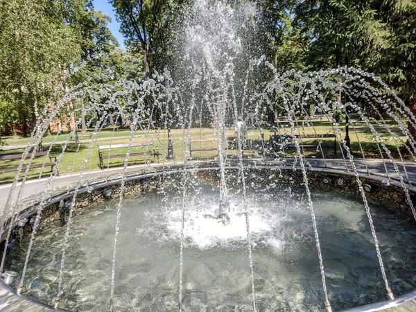 Artesian Fountain Oradea City Romania — Stock Photo, Image