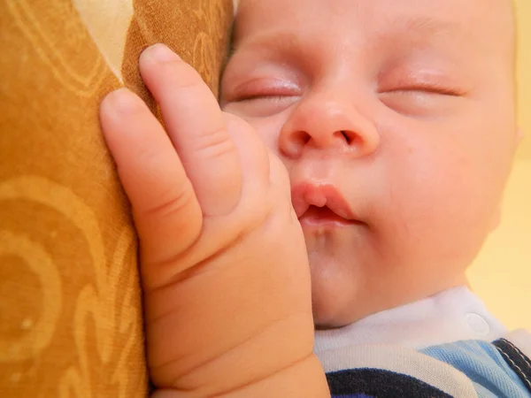 Baby Boy Sleeping Baby Concept Photography — ストック写真