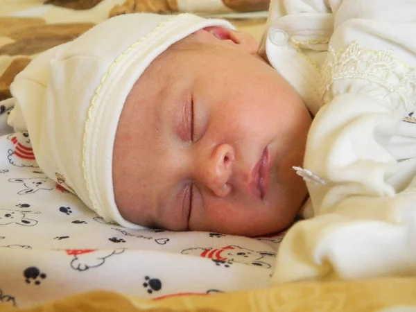 Baby Boy Sleeping Baby Concept Photography — Stockfoto