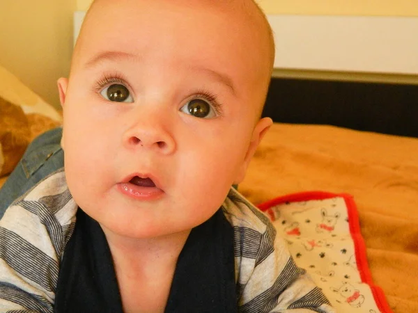 Portrait Baby Boy Baby Concept Photography — Stockfoto