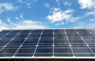 Power solar panel. alternative clean green energy concept