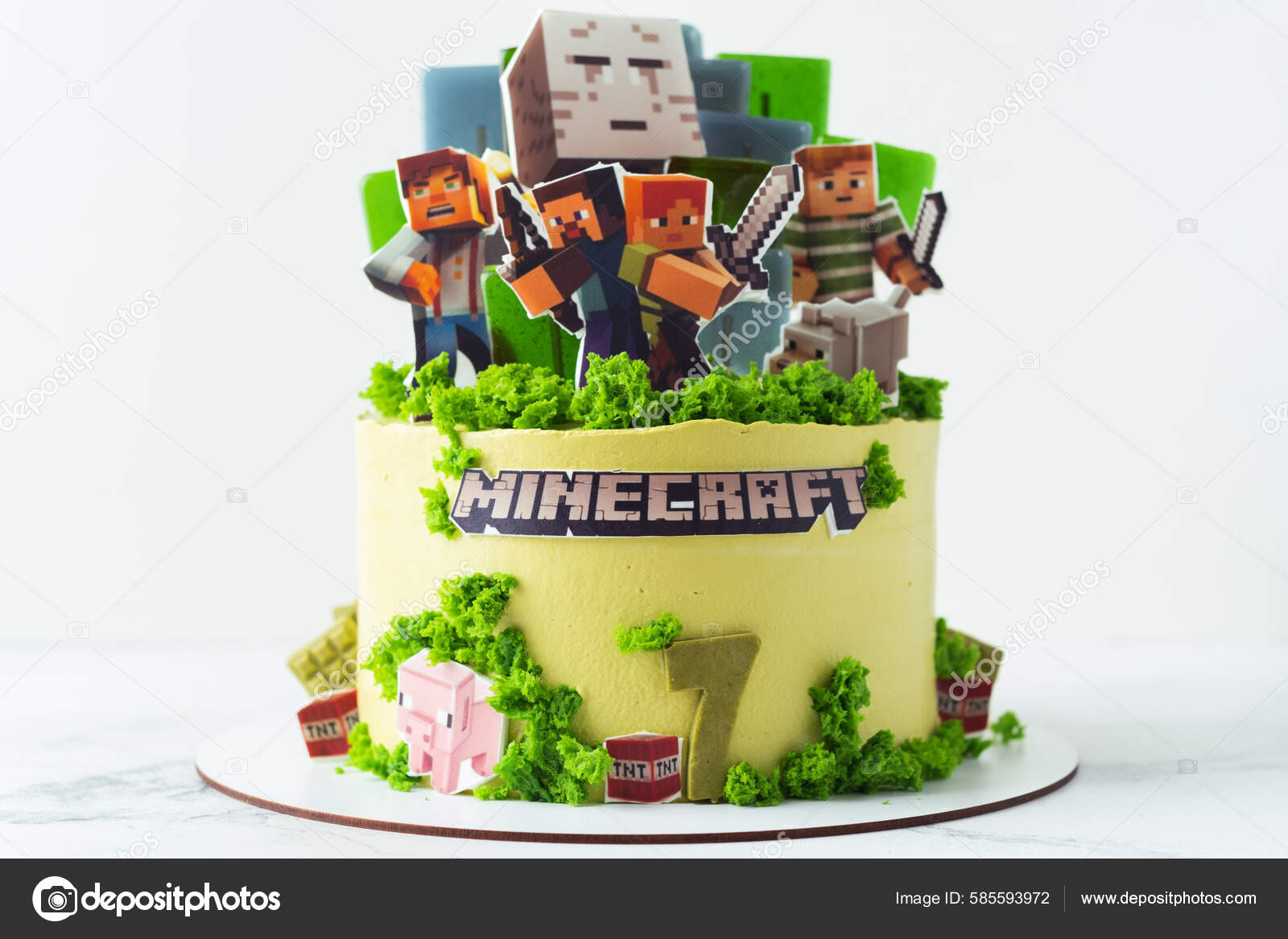 Commander votre Gâteau d'anniversaire Minecraft en ligne