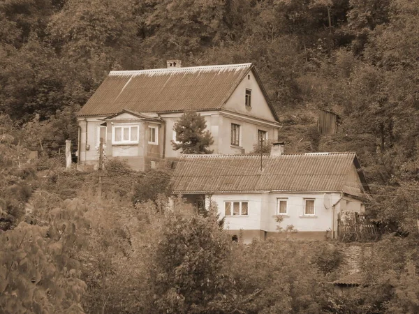 Wooden House Ukrainian Village — Stock Photo, Image
