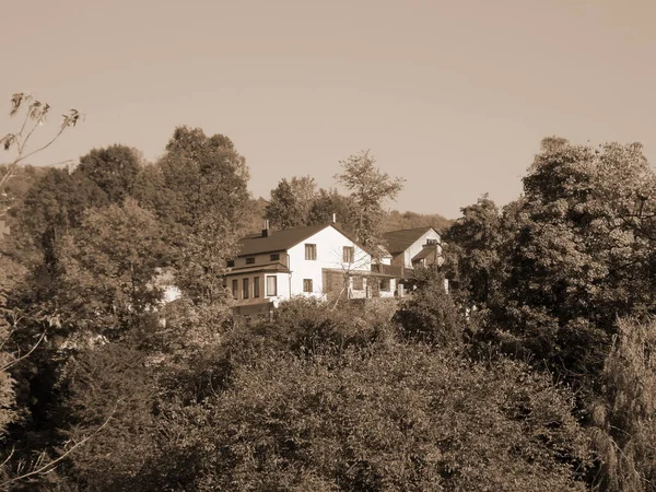 Maison Bois Dans Village Ukrainien — Photo