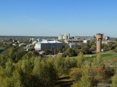 Pencereden şehre olan manzara. 