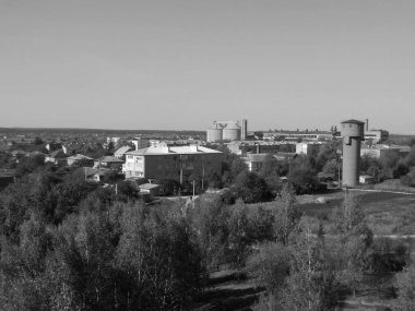 Pencereden şehre olan manzara. 