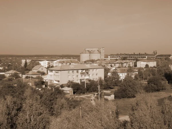 Vista Desde Ventana Ciudad — Foto de Stock