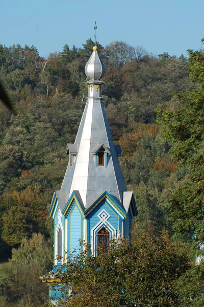 Alte Holzkirche Heilig Kreuz Kirche — Stockfoto