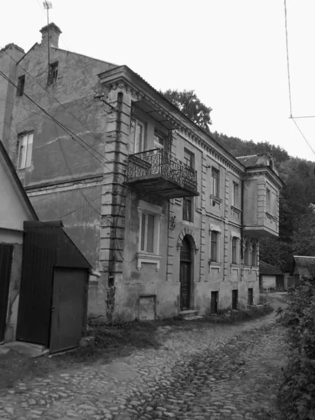 Старый Довоенный Польский Дом — стоковое фото