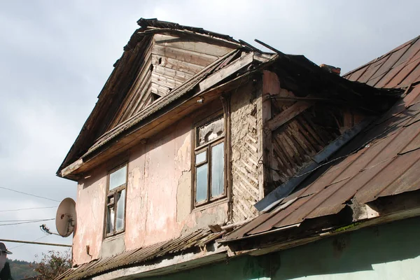 Aldeia Ucraniana Casa Velha — Fotografia de Stock