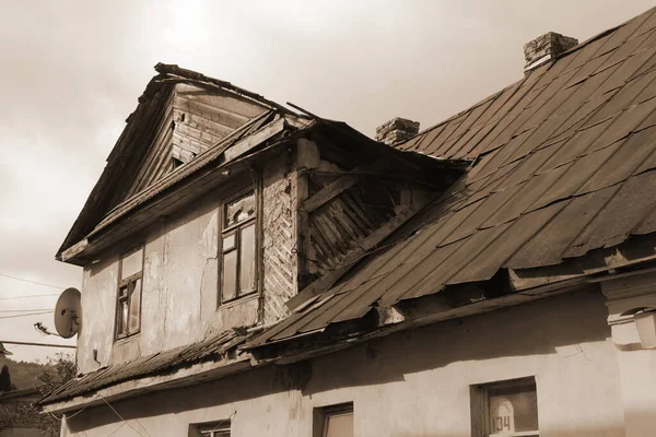 Ουκρανικό Χωριό Παλιό Σπίτι — Φωτογραφία Αρχείου