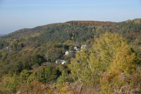 ウクライナの村の木造住宅 — ストック写真